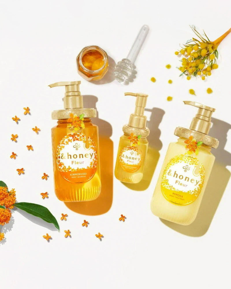 &Honey Fleur Kinmokusei & Mimosa Moist Hair Oil